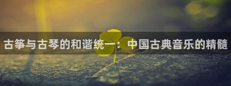 凯发k8旗舰厅yue来就送38：古筝与古琴的和谐统一：中国古